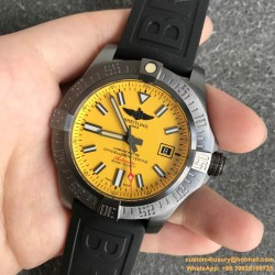 Breitling - Avenger Blackbird 44mm DLC/RU Yellow OXF A2824