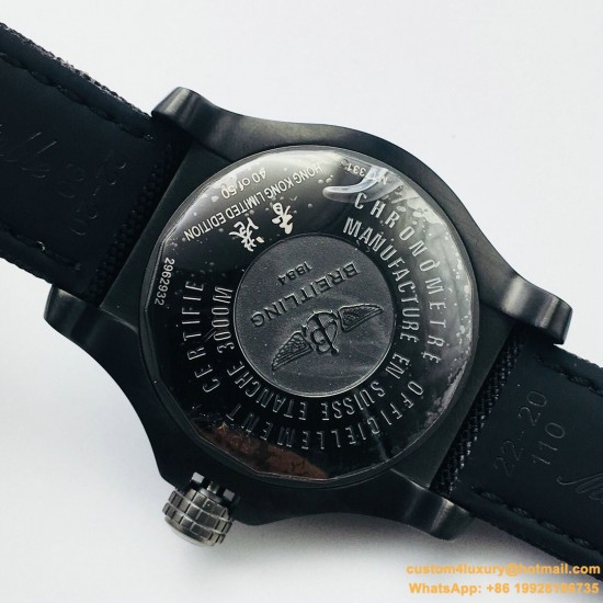 Breitling - Avenger II GMT BlackSteel DLC/TI/NY Black OXF V2 A2836