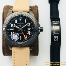 Breitling - Avenger II GMT BlackSteel DLC/TI/NY Black OXF V2 A2836