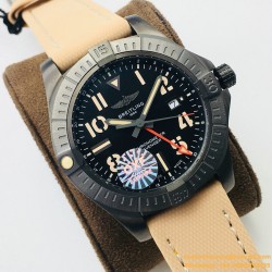 Breitling - Avenger II GMT BlackSteel DLC/TI/NY Black OXF V2 A2836