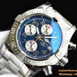 Breitling - Avenger II Chronograph 43mm SS/SS Blue GF A7750