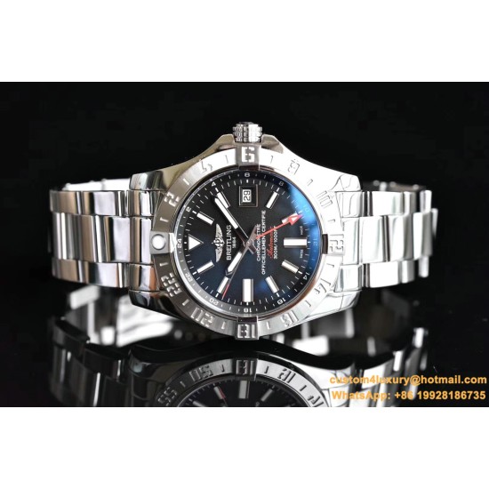 Breitling - Avenger II GMT A3239011 SS/SS Black GF V2 A2836