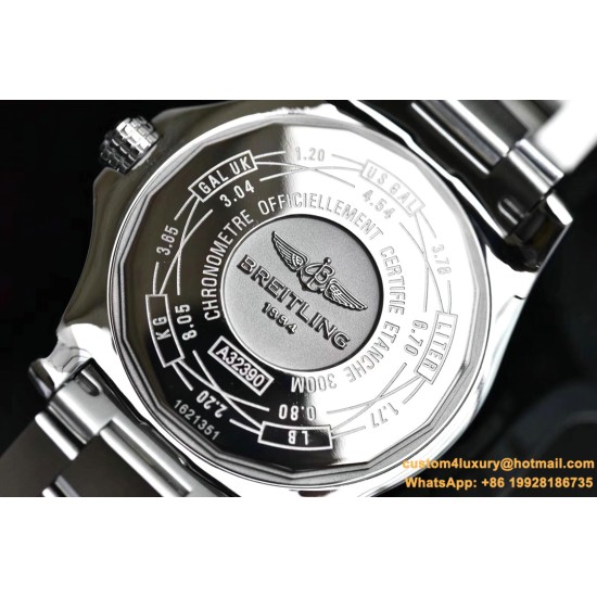 Breitling - Avenger II GMT A3239011 SS/SS Black GF V2 A2836
