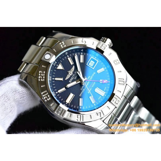 Breitling - Avenger II GMT A3239011 SS/SS Blue GF V2 A2836