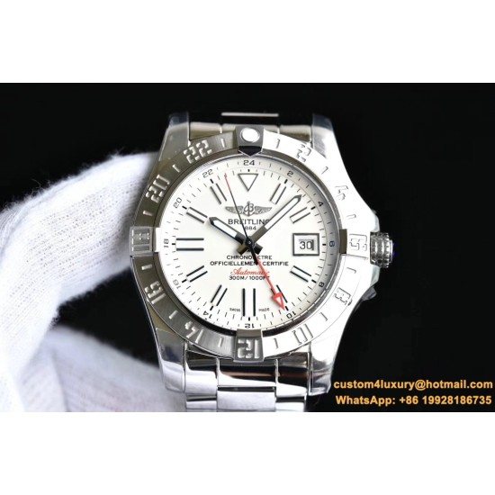 Breitling - Avenger II GMT A3239011 SS/SS White GF V2 A2836
