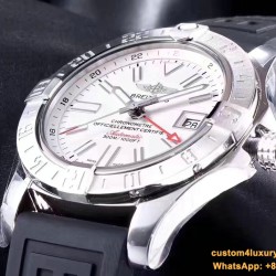 Breitling - Avenger II GMT A3239011 SS/RU White GF V2 A2836