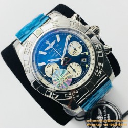 Breitling - Avenger II Chronograph 43mm SS/SS Blue GF A7750