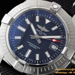 Avenger 43mm SS/NY Black/Stk TF A2824