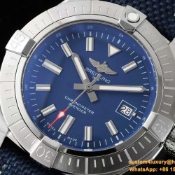 Avenger 43mm SS/NY Blue/Stk TF A2824