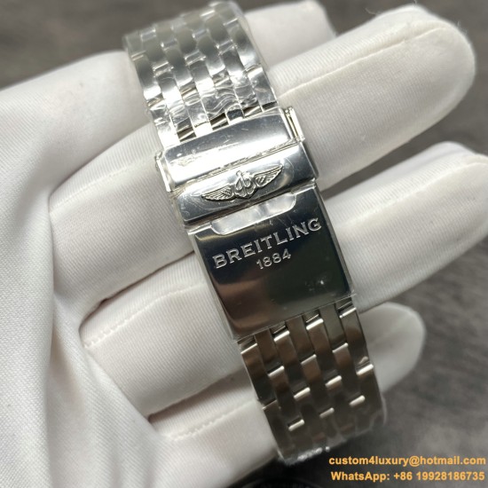 Breitling - Navitimer B01 Chronograph SS/SS Wht/Blk GF A7750 Mod