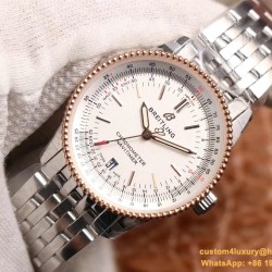Breitling - Navitimer 1 38mm RG/SS White KOR Swiss SW200