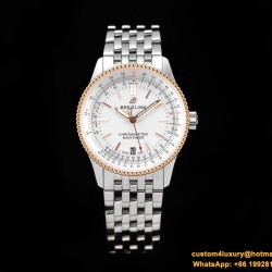 Breitling - Navitimer 1 38mm RG/SS White KOR Swiss SW200