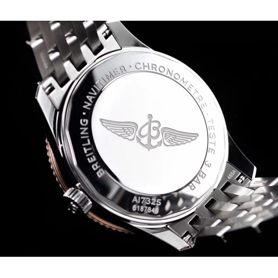 Breitling - Navitimer 1 38mm RG/SS White KOR Swiss SW200