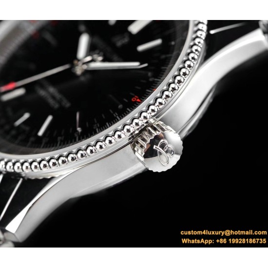 Breitling - Navitimer 1 38mm SS/SS Black KOR Swiss SW200
