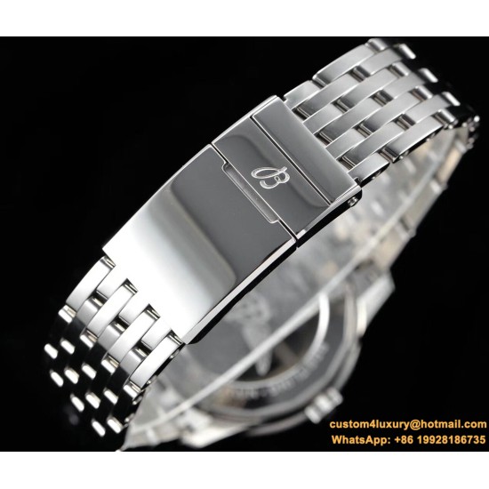Breitling - Navitimer 1 38mm SS/SS Black KOR Swiss SW200