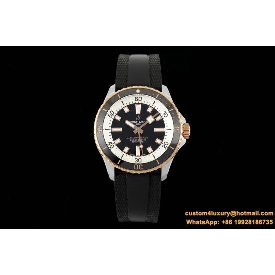 Superocean 42mm Black Bezel SS/RU Black Dial BLSF A2824