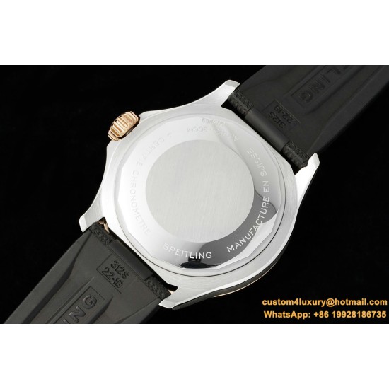 Superocean 42mm Black Bezel SS/RU Black Dial BLSF A2824