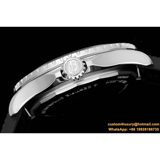 Superocean 42mm Black Bezel SS/RU on Black BLSF A2824