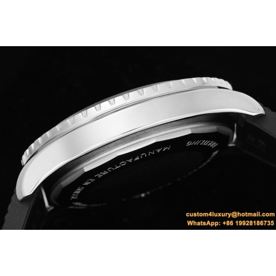 Superocean 42mm Black Bezel SS/RU on Black BLSF A2824