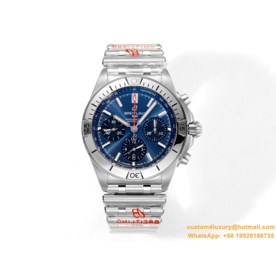 Chronomat B01 42MM SS/SS Blue/Stk TF A7750