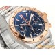 Chronomat B01 42MM RG/SS Blue/Stk TF A7750