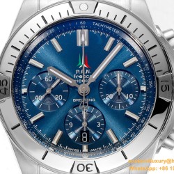 Chronomat B01 Frecce Tricolori 42MM SS/SS Blue/Stk TF A7750
