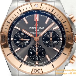 Chronomat B01 42MM RG/SS Brown/Stk TF A7750