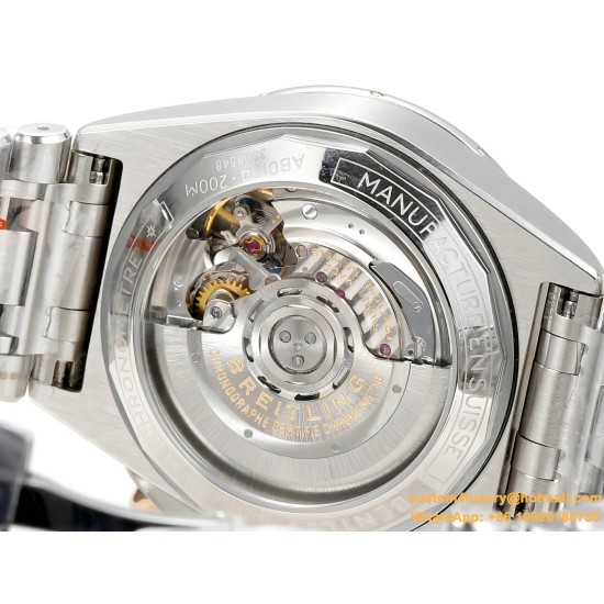 Chronomat B01 42MM RG/SS Brown/Stk TF A7750