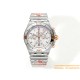 Chronomat B01 42MM RG/SS Silver/Stk TF A7750