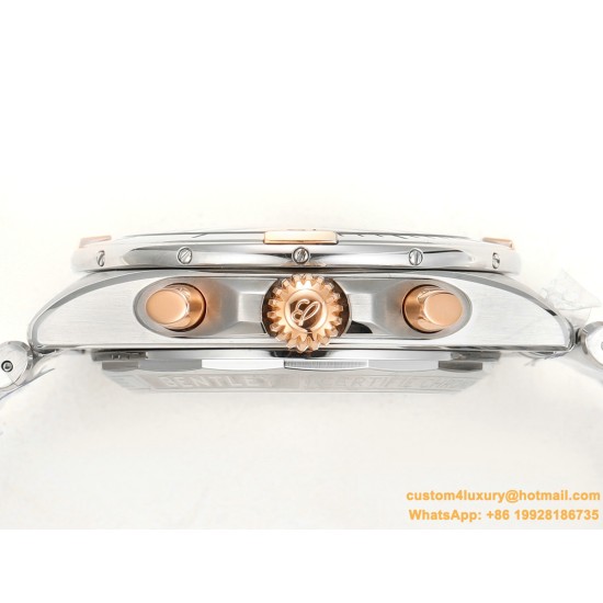 Chronomat B01 42MM RG/SS Silver/Stk TF A7750