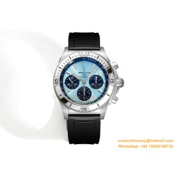 Chronomat B01 42MM SS/RU Ice Blue/Blk TF A7750