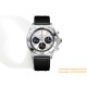Chronomat B01 42MM Silver Dial on Rouleaux Rubber Strap TF A7750