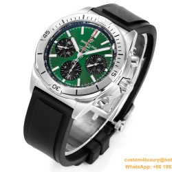 Chronomat B01 42MM SS/RU Green/Stk TF A7750