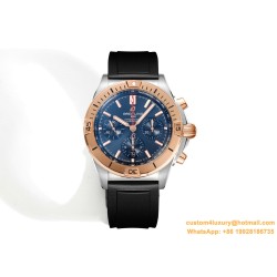 Chronomat B01 42MM RG SS/RU Blue/Stk TF A7750