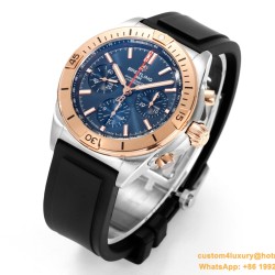 Chronomat B01 42MM RG SS/RU Blue/Stk TF A7750