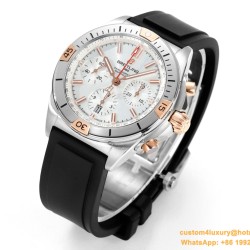 Chronomat B01 42MM SS/RU Silver Dial TF A7750
