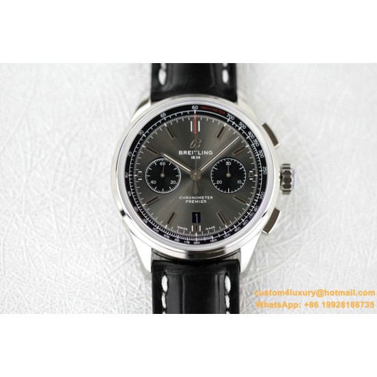 Breitling - Premier B01 Chronograph 42 SS/LE Grey GF V2 Asia 7750