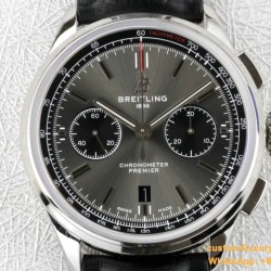 Breitling - Premier B01 Chronograph 42 SS/LE Grey GF V2 Asia 7750
