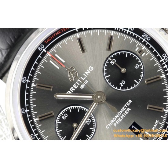 Breitling - Premier B01 Chronograph 42 SS/LE Grey GF V2 Asia 7750
