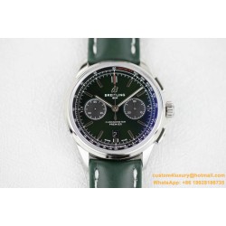 Breitling - Premier B01 Chronograph 42 SS/LE Grn GF V2 Asia 7750