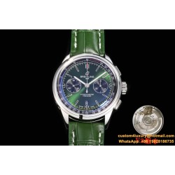 Breitling - Premier B01 Chronograph 42 SS/LE Grn BLSF V2 Asia 7750