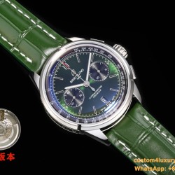 Breitling - Premier B01 Chronograph 42 SS/LE Grn BLSF V2 Asia 7750