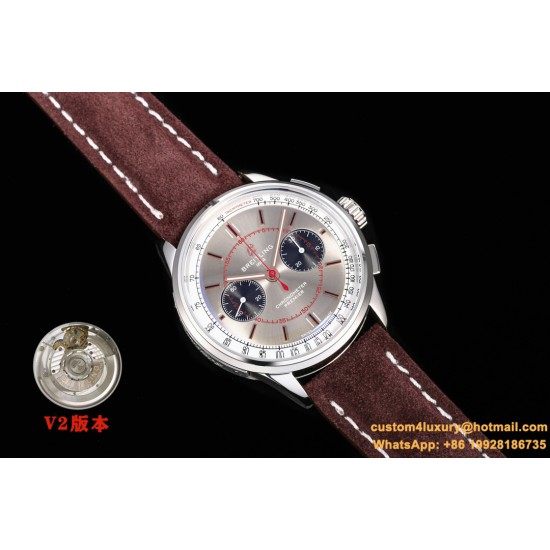Breitling - Premier B01 Chronograph 42MM SS/LE Grey Dial BLSF V2 Asia 7750