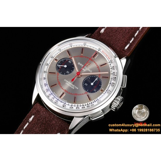 Breitling - Premier B01 Chronograph 42MM SS/LE Grey Dial BLSF V2 Asia 7750