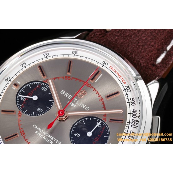 Breitling - Premier B01 Chronograph 42MM SS/LE Grey Dial BLSF V2 Asia 7750