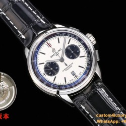 Breitling - Premier B01 Chronograph 42 SS/LE Wht BLSF V2 Asia 7750