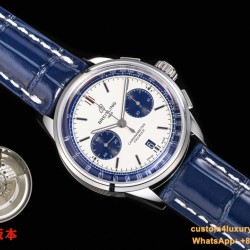 Breitling - Premier B01 Chronograph 42 SS/LE Wht BLSF V2 Asia 7750