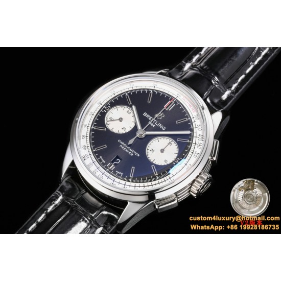 Breitling - Premier B01 Chronograph 42 SS/LE Blue BLSF V2 Asia 7750