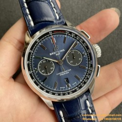 Breitling - Premier B01 Chronograph 42 SS/LE Blue GF V2 Asia 7750