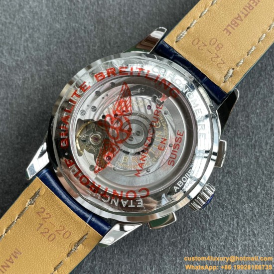 Breitling - Premier B01 Chronograph 42 SS/LE Blue GF V2 Asia 7750